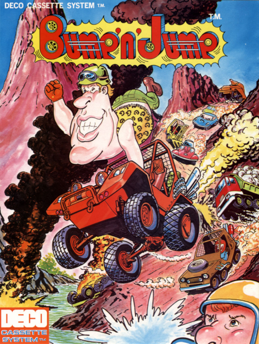Bump 'n' Jump (DECO Cassette) (US) Game Cover